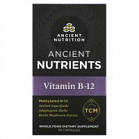 Ancient Nutrition, Витамин B12, 30 капсул